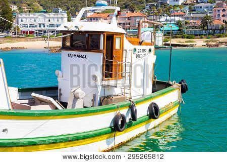 Small Fishing Boats In Kalk Bay Harbour