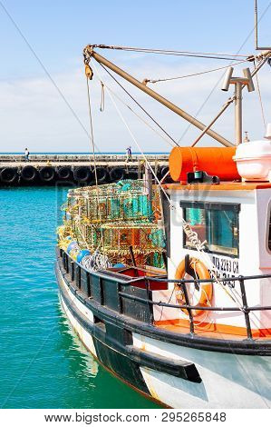 Small Fishing Boats In Kalk Bay Harbour