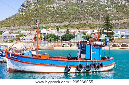 Small Fishing Boats In Kalk Bay Harbour