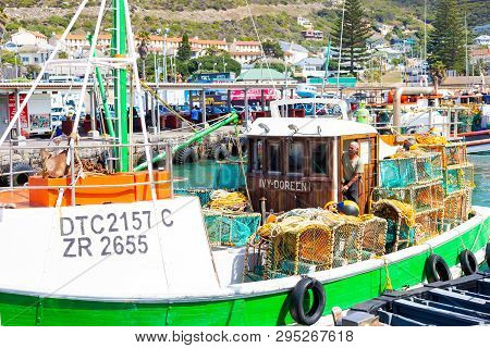 Small Fishing Boats In Kalk Bay Harbour