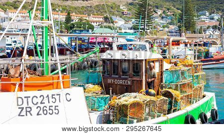 Small Fishing Boats In Kalk Bay Harbour