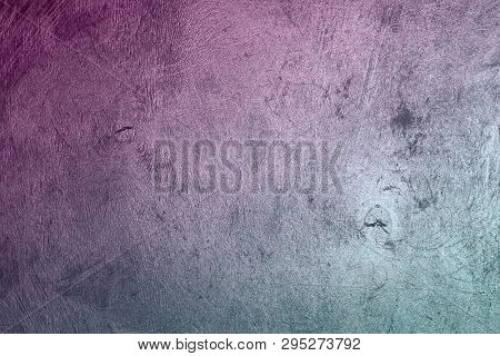 Nice Grunge Red Brassy Painted Desk Texture - Abstract Photo Background