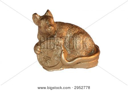 Statuette af rotte