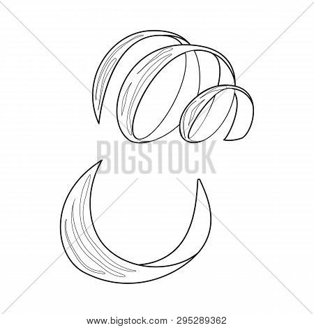 Isolated Object Of Timber And Sawdust Logo. Set Of Timber And Cut Vector Icon For Stock.