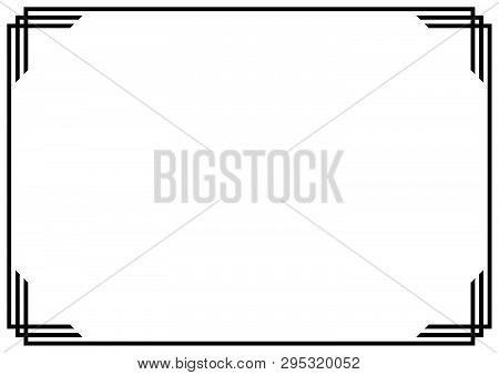 Vector Page Border A4 Design For Project.