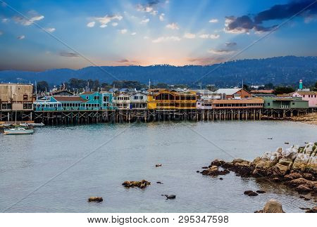 Monterey, California - May 13, 2016: Monterey Has Attracted Artists Since The Late 19th Century And 