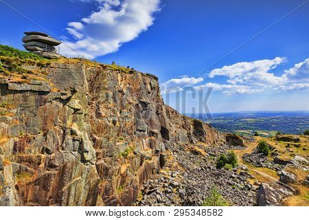 The Disused Cheeswring Quarry, Named After The Granite Tor Which Sits On Its Top Edge, Bodmin Moor, 
