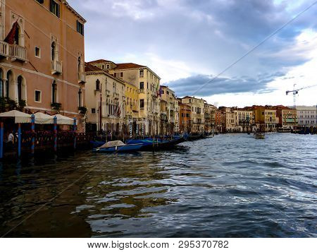 Beautiful Photo Of Venice Italy. Canal And Architecture.