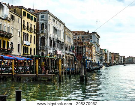 Beautiful Photo Of Venice Italy. Canal And Architecture.