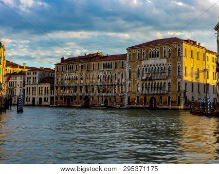 Beautiful Photo Of Venice Italy. Canal And Architecture.