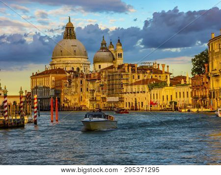 Beautiful Photo Of Venice Italy. Canal And Architecture.
