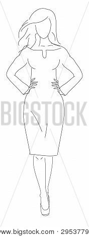 Illustrazione di moda
