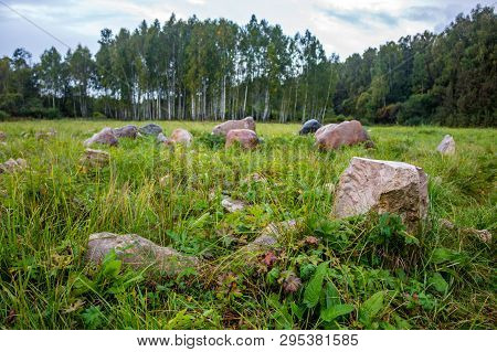 Stones In Landscaping Art Park 