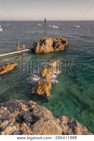 Azure Sea In Dhermi, Albania