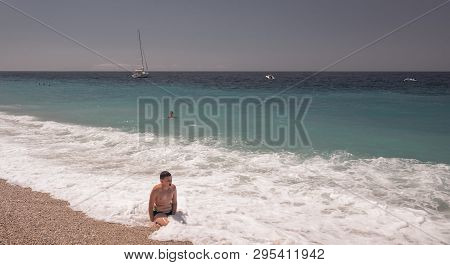 Beach And Sea At The Resort Dhermi, Albania