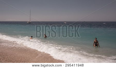Beach And Sea At The Resort Dhermi, Albania