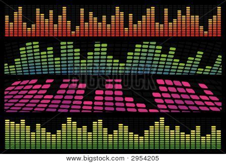 4 음악 이퀄라이저 웹 배너