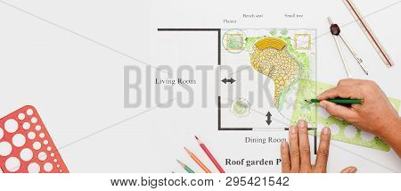 Landscape Architect Design Backyard Plan For Villa