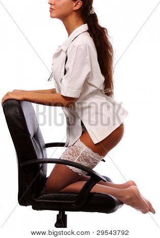 sexet ung sygeplejerske