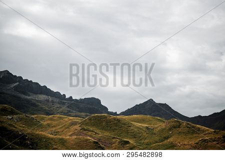 Peaks in Oza Valley, Pyrenees in Spain.