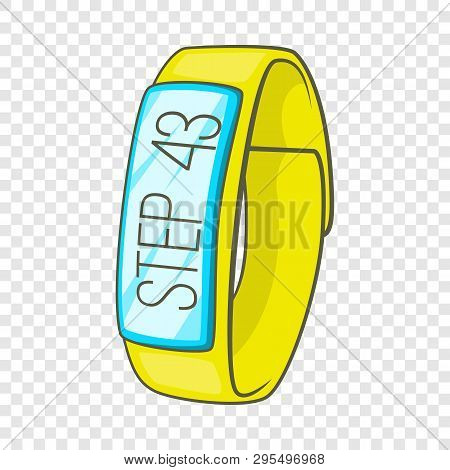 Pedometer Icon. Cartoon Illustration Of Pedometer Vector Icon For Web