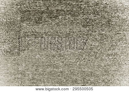 The Gray Grunge Brick Wall Texture As Background