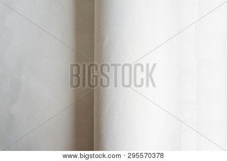 Close Up White Paper And Shadow  Deatail