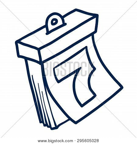Hand Drawn Calendar Vector & Photo (Free Trial) | Bigstock