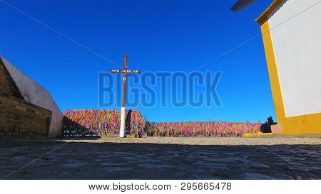 Famous Church On The Arraial Dajuda, Bahia, Brazil. Church, Temple, Religion, Faith. Catholic Church