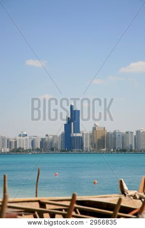 Bela vista da cidade Ahu Dhabi
