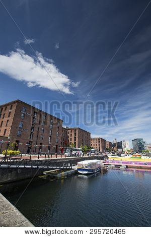 Liverpool, Merseyside, Uk, 11th June 2014, A Daytime View Of Albert Dock In The Cultural Quarter Of 