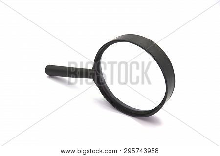 Magniflying Glass Isolated On White Background. High Resolution Image Gallery.