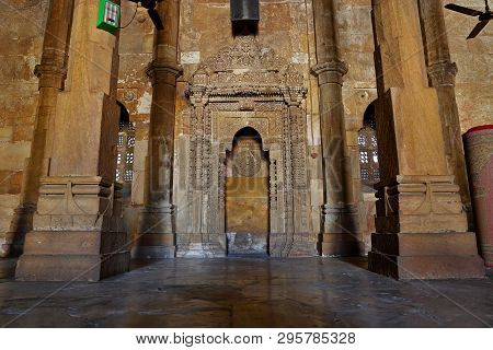 Jama Masijd Mosque In Makaraba, Ahmedabad In The Indian State Of Gujarat