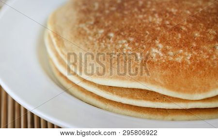 Pancake Locally Named As Chitoi Pitha In Bangladesh In A Plate
