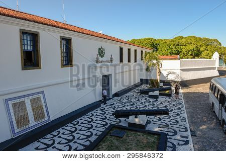 Fort Of Itaparica Island On Brazil