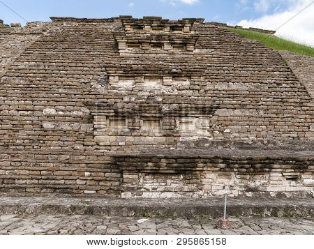 October 06, 2008, Veracruz, Mexico - Pre Hispanic Pyramid Is Seen At The Archeological Area Of El Ta
