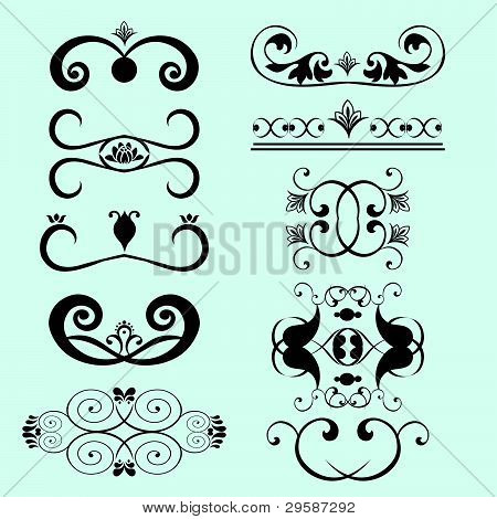 set di frame ornamento decorativo
