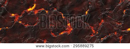 Seamless Magma- Large File. Destroy Molten- Fluid Metal
