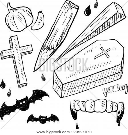 Vampyr objekter skitse