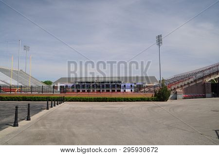 May 30, 2016, Oxford, Oh Miami University Yager Stadium College Football Field As Viewed From The So