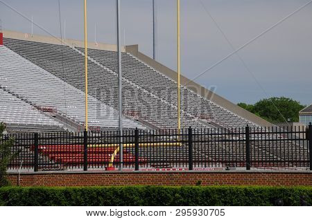 May 30, 2016, Oxford, Oh Miami University Yager Stadium College Football Field With Home Team Side O