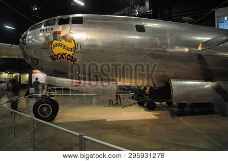 May 30, 2016, Dayton, Oh B-29 Superfortress Bockscar That Dropped The Atomic Bomb On Nagasaki On Dis