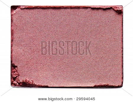 Fard rosa con bordi grezzi