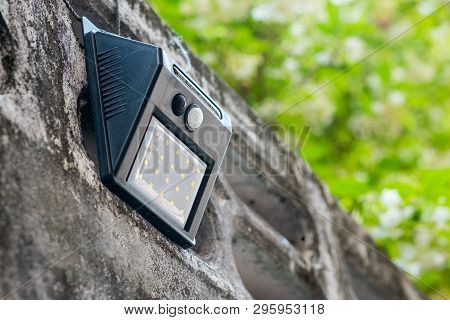 Solar Motion Sensor Wall Light, Ip65 Standard.