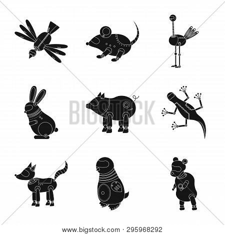 Vector Design Of Toy And Toy Logo. Set Of Toy And Mechanism Stock Vector Illustration.