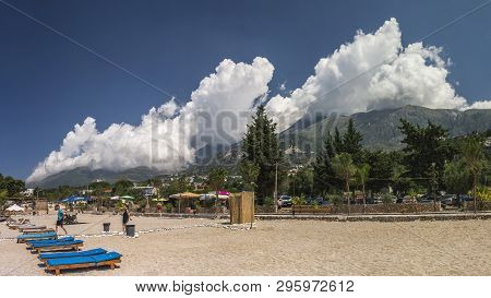 Coast And Beautiful Beach In Dhermi, Albania