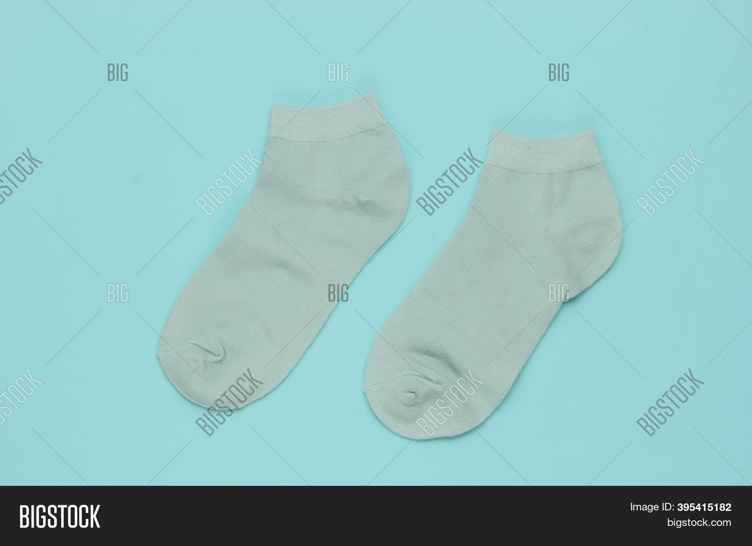 Mint Green Socks On Image & Photo (Free Trial) Bigstock