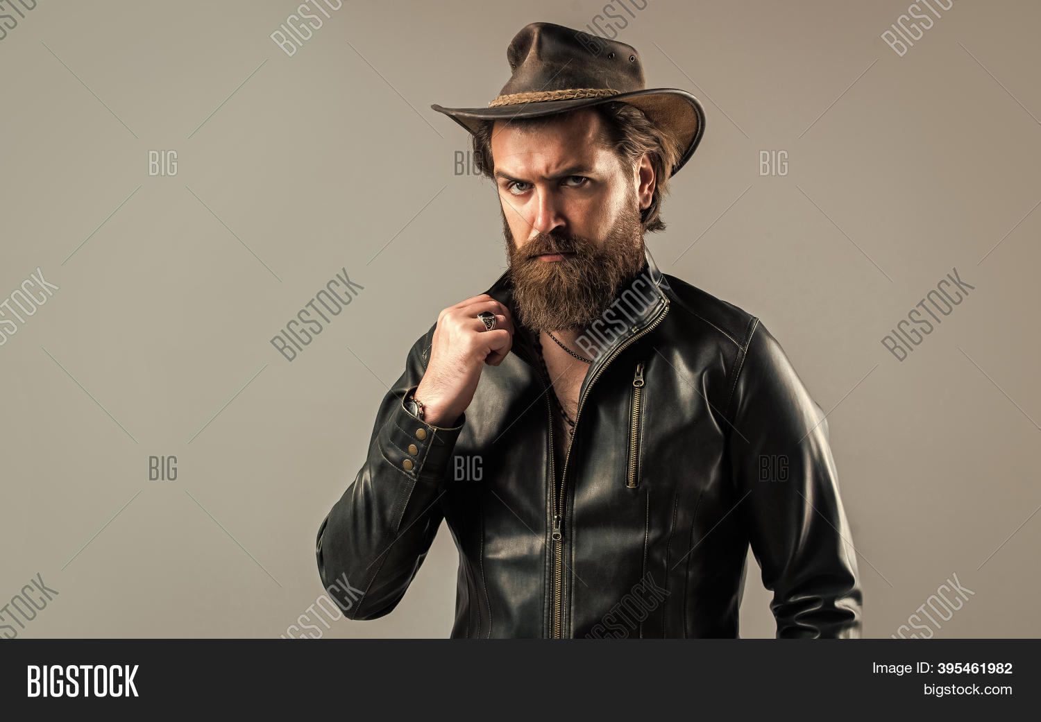 Western Man Leather Image \u0026 Photo (Free 