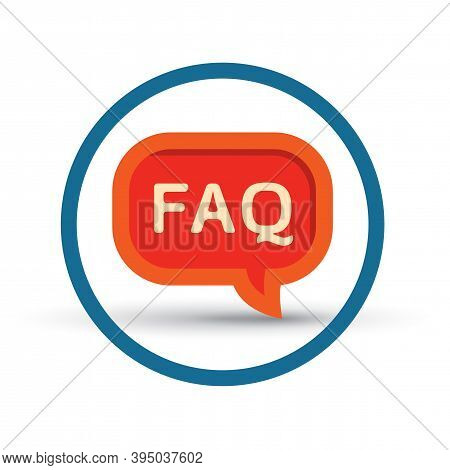 Frequently Asked Questions About Energy Efficiency. Vector Icon.