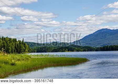 View Of Mount Kizya. Krasnoyarsk Territory, Siberia, Russia